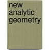 New Analytic Geometry door Onbekend
