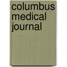 Columbus Medical Journal door Onbekend