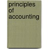 Principles Of Accounting door Onbekend