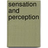 Sensation And Perception door Onbekend