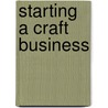 Starting a Craft Business by Unknown