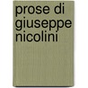 Prose Di Giuseppe Nicolini door Onbekend