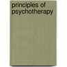 Principles of Psychotherapy door Onbekend