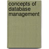 Concepts of Database Management door Onbekend