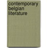 Contemporary Belgian Literature door Onbekend