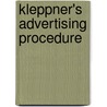 Kleppner's Advertising Procedure door Onbekend