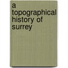 A Topographical History Of Surrey by Unknown