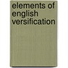 Elements of English Versification door Onbekend