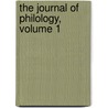 The Journal Of Philology, Volume 1 door Onbekend
