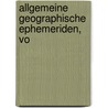 Allgemeine Geographische Ephemeriden, Vo door Onbekend