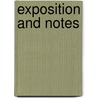 Exposition And Notes by Unknown