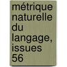 Métrique Naturelle Du Langage, Issues 56 door Onbekend