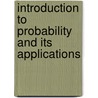 Introduction to Probability and Its Applications door Onbekend