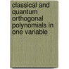 Classical and Quantum Orthogonal Polynomials in One Variable by Unknown