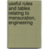 Useful Rules and Tables Relating to Mensuration, Engineering door Onbekend