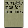 Complete Mba For Dummies door Onbekend