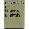 Essentials of Financial Analysis door Onbekend