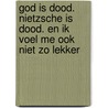 God is dood. Nietzsche is dood. En ik voel me ook niet zo lekker door Onbekend