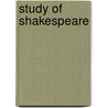 Study Of Shakespeare door Onbekend