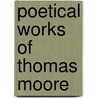Poetical Works of Thomas Moore door Onbekend
