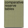 Comparative Reserve Tables door Onbekend
