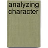 Analyzing Character door Onbekend
