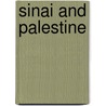 Sinai and Palestine door Onbekend