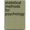 Statistical Methods for Psychology door Onbekend