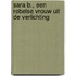 Sara B., een rebelse vrouw uit de Verlichting