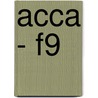 Acca - F9 door Onbekend