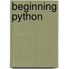 Beginning Python door Onbekend