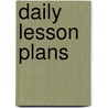 Daily Lesson Plans door Onbekend