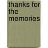 Thanks for the Memories by Unknown