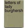 Letters of Lady Burghersh door Onbekend