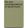 Life and Correspondence of David Hume door Onbekend