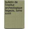 Bulletin De L'Institut Archeologique Liegeois, Tome Xxxiii door Onbekend