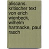 Aliscans. Kritischer Text Von Erich Wienbeck, Wilhelm Hartnacke, Paul Rasch door Onbekend