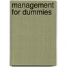 Management For Dummies door Onbekend