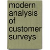 Modern Analysis Of Customer Surveys door Onbekend