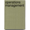 Operations management door Onbekend