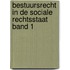 Bestuursrecht in de sociale rechtsstaat Band 1