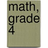 Math, Grade 4 by Unknown