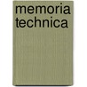 Memoria Technica by Unknown