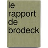 Le Rapport De Brodeck by Unknown