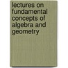 Lectures On Fundamental Concepts Of Algebra And Geometry door Onbekend