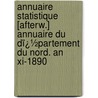 Annuaire Statistique [Afterw.] Annuaire Du Dï¿½Partement Du Nord. an Xi-1890 door Onbekend