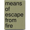 Means of Escape from Fire door Onbekend
