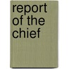 Report of the Chief door Onbekend
