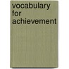 Vocabulary for Achievement by Unknown