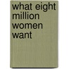 What Eight Million Women Want door Onbekend